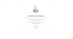 Desktop Screenshot of mateuszmolasy.pl
